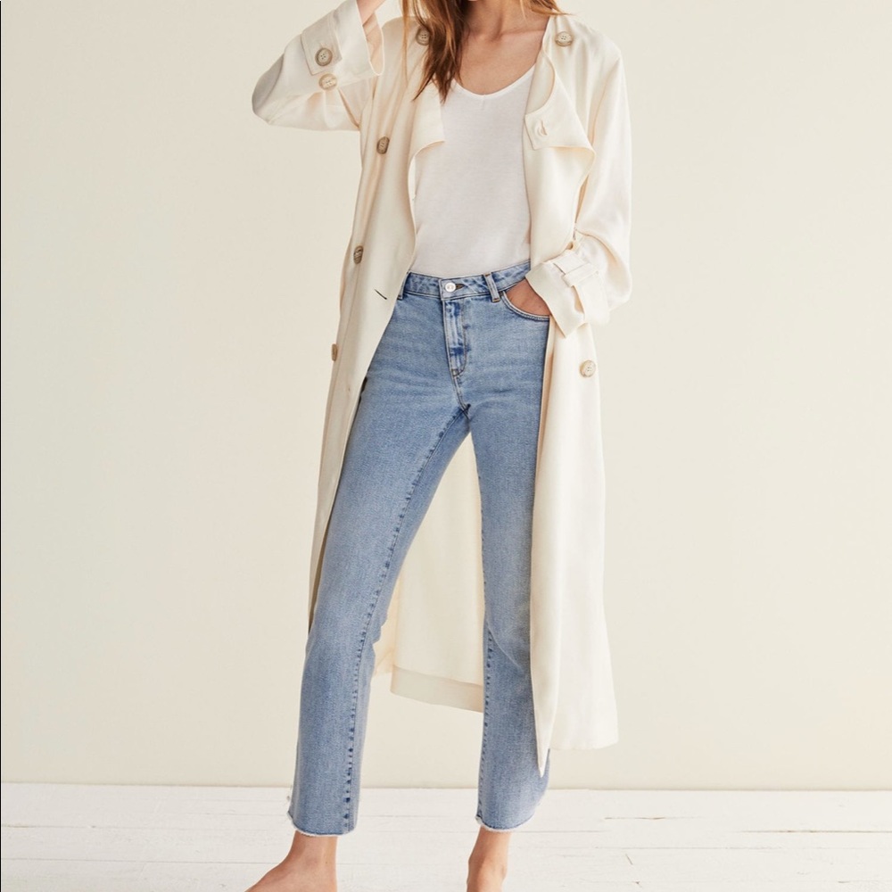 Mango Straight Cropped Jandri Jeans